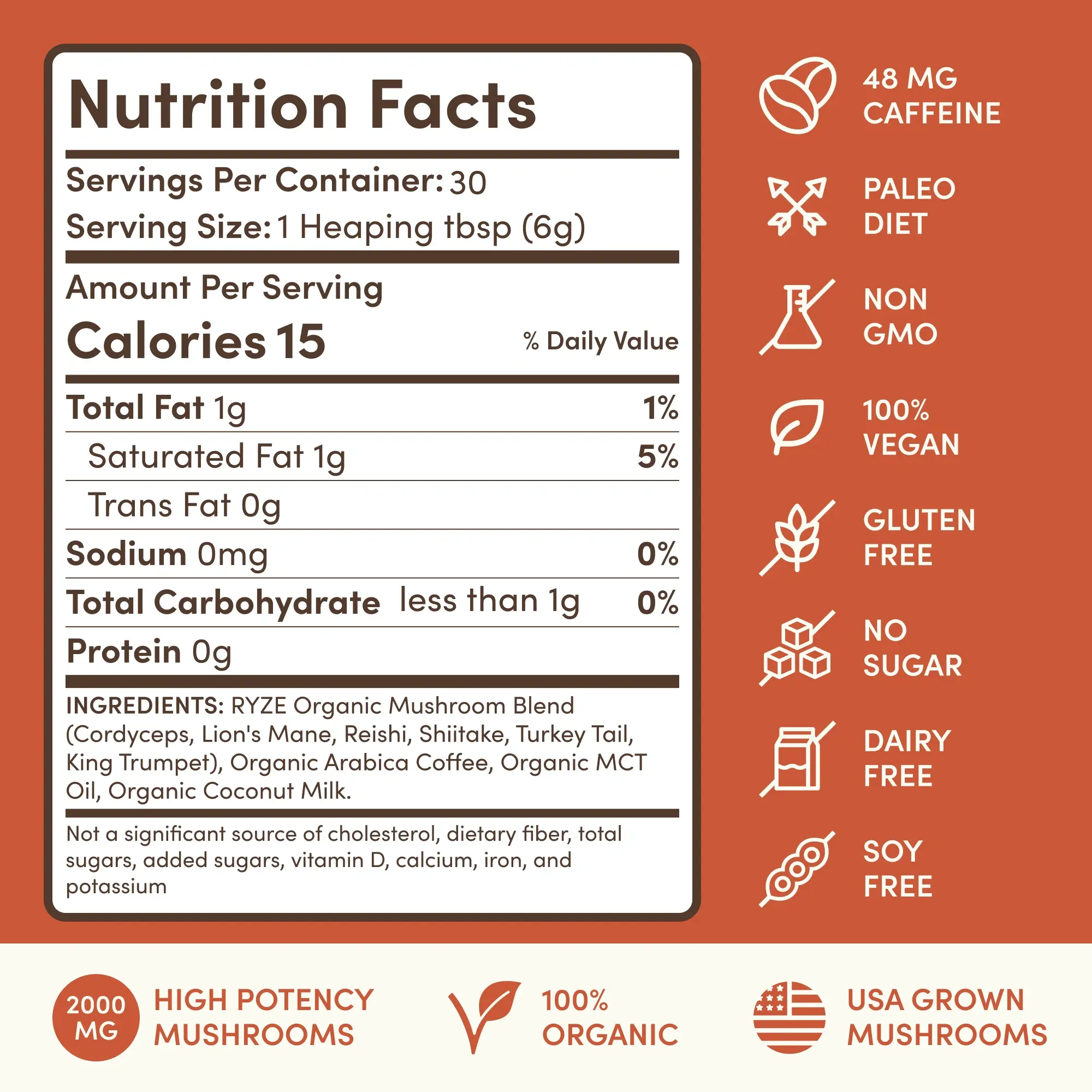 Mushroom Coffee (1 pack - 30 Servings) - Image 7