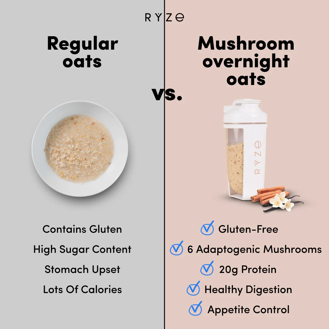 Mushroom Overnight Oats Pack (14 Servings) - Image 4