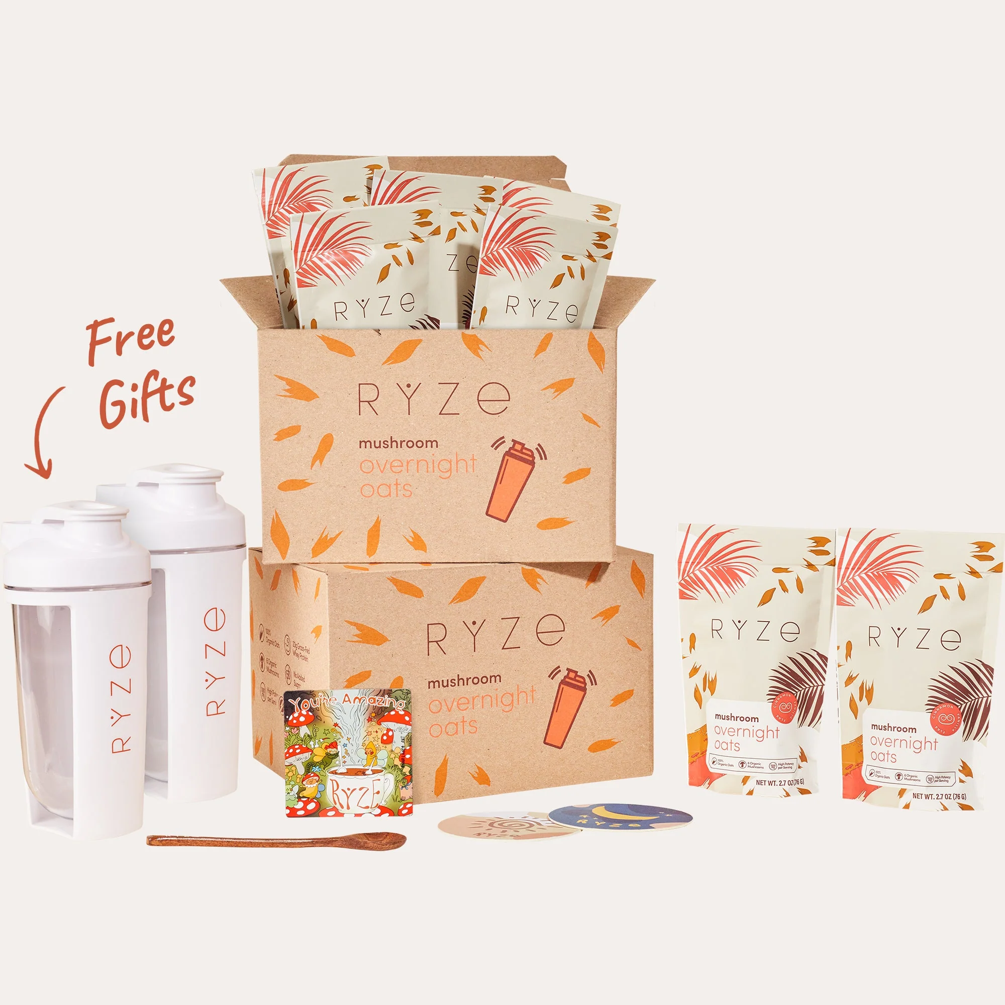 Mushroom Overnight Oats Pack (28 Servings) - Image 7