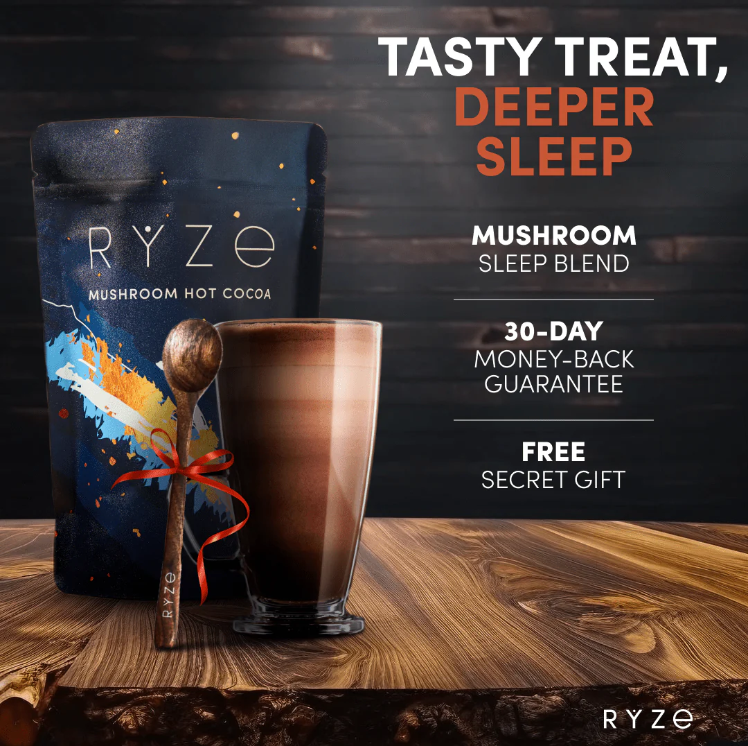RYZE Hot Cocoa - with 6 Sleep Superfoods to Help Fall Asleep and Stay Asleep - Image 5
